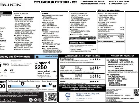 Used 2024 Buick Encore GX Preferred w/ Comfort Package AWD/4WD image 38