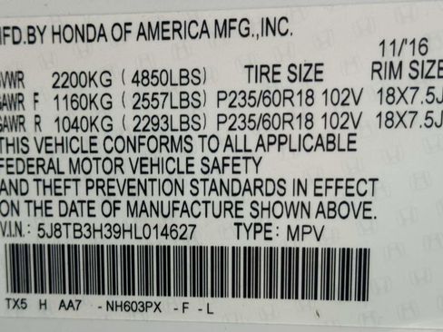 Used 2017 Acura RDX FWD image 35