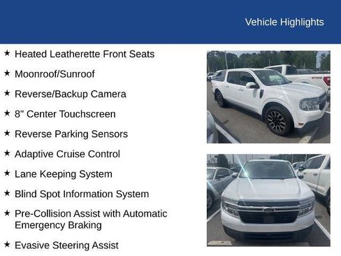 Certified 2022 Ford Maverick Lariat w/ Lariat Luxury Package FWD image 9