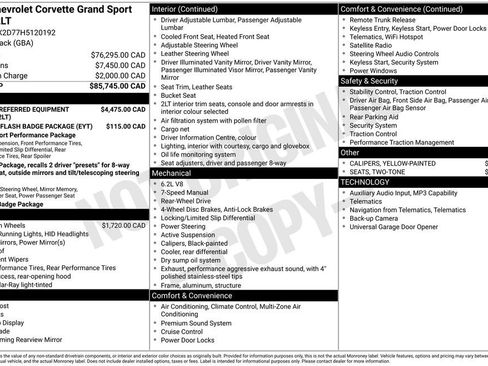 Used 2017 Chevrolet Corvette Grand Sport RWD image 41
