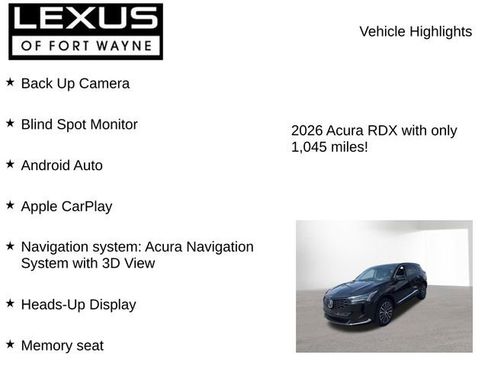Used 2026 Acura RDX SH-AWD w/ Advance Package image 7
