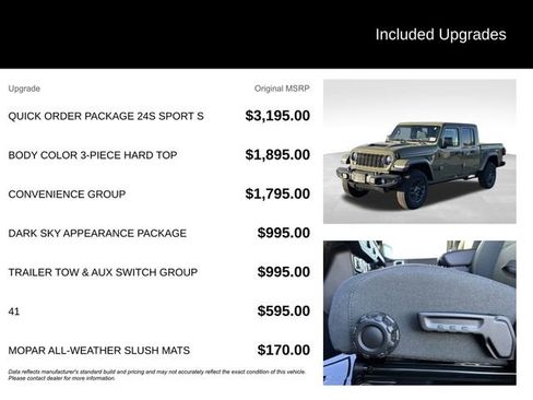 New 2026 Jeep Gladiator Sport AWD/4WD image 5