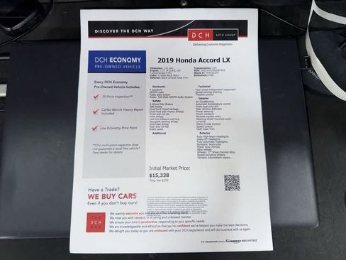 Used 2019 Honda Accord LX image 13