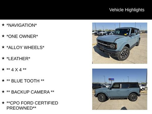 Used 2023 Ford Bronco Outer Banks AWD/4WD image 4