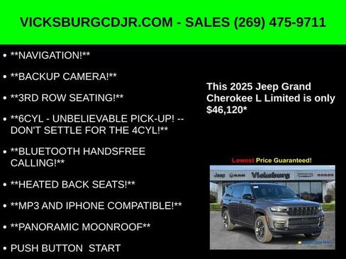 New 2025 Jeep Grand Cherokee L Limited image 5