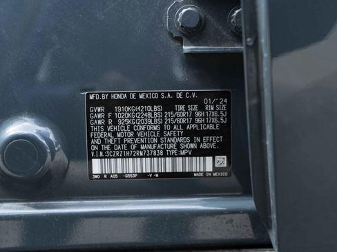 Used 2024 Honda HR-V EX-L image 44