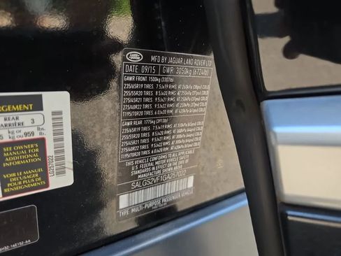 Used 2016 Land Rover Range Rover HSE AWD/4WD image 64