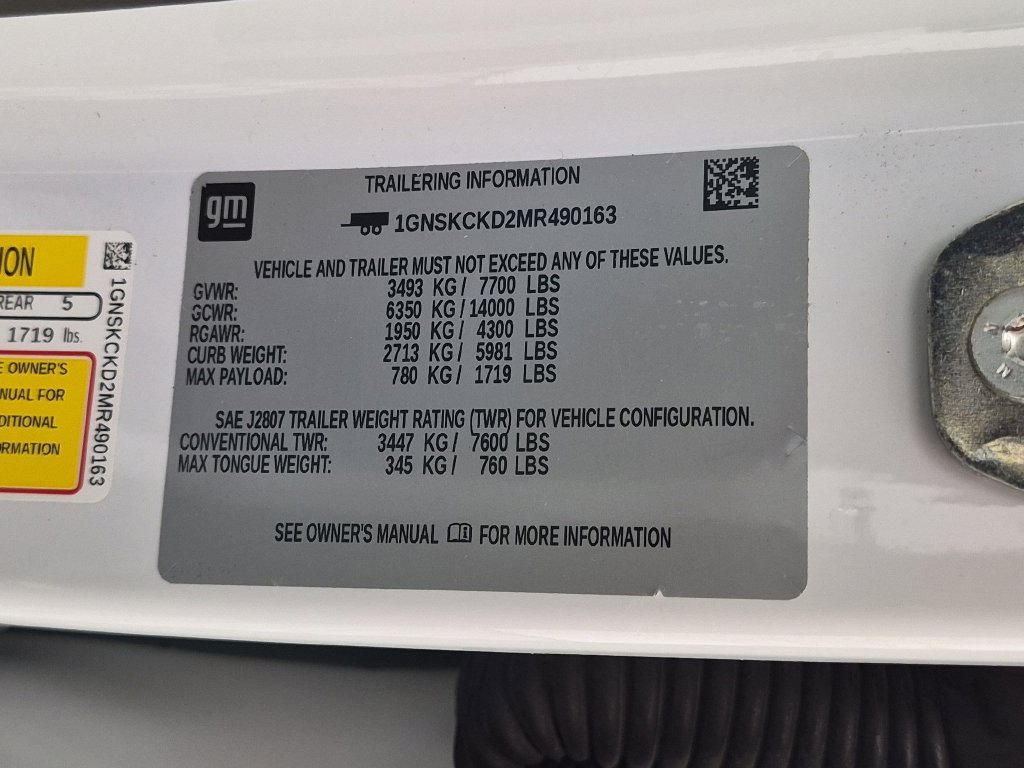 Certified 2021 Chevrolet Suburban LT AWD/4WD image 39