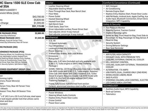 Used 2020 GMC Sierra 1500 SLE w/ SLE Value Package AWD/4WD image 32