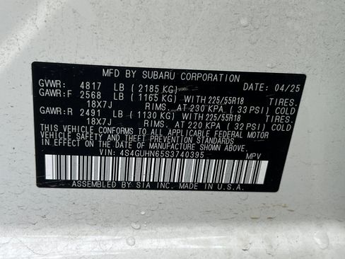 Used 2025 Subaru Crosstrek 2.5i Limited w/ Crosstrek Mirror Package image 30