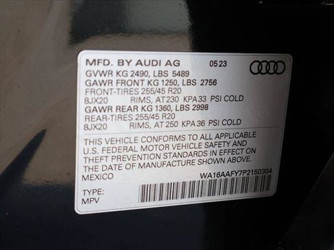 Used 2023 Audi Q5 2.0T Prestige w/ Prestige Package AWD/4WD image 30