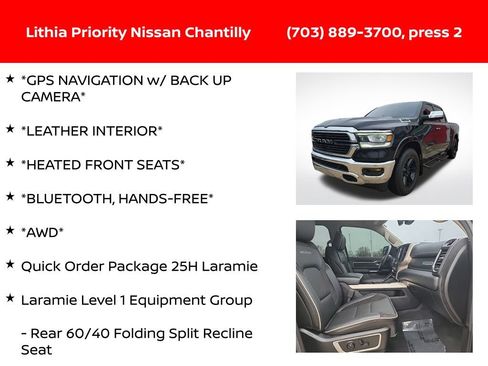 Used 2020 RAM 1500 Laramie AWD/4WD image 6