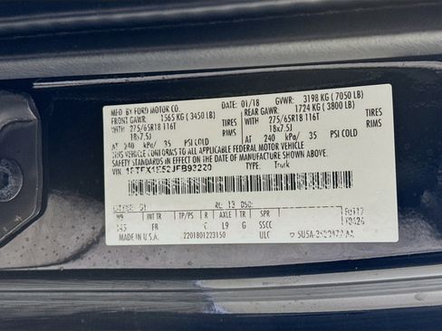 Used 2018 Ford F150 XLT w/ Equipment Group 301A Mid image 38