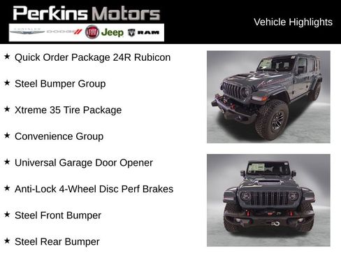 New 2026 Jeep Wrangler Unlimited Rubicon w/ Steel Bumper Group image 2