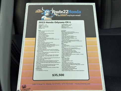 Certified 2023 Honda Odyssey EX-L image 37