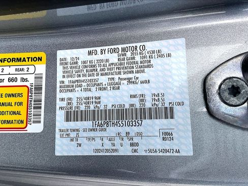 Certified 2025 Ford Mustang EcoBoost image 34