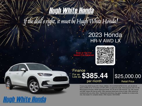 Used 2023 Honda HR-V LX image 3
