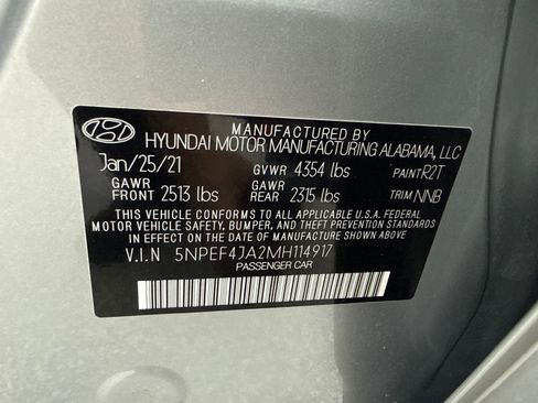 Used 2021 Hyundai Sonata SEL w/ Convenience Package FWD image 51