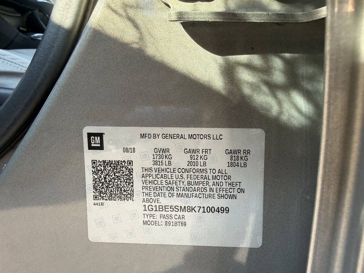 Used 2019 Chevrolet Cruze LT FWD image 24