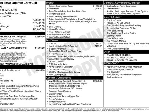 Used 2021 RAM 1500 Laramie w/ Sport Appearance Package image 41