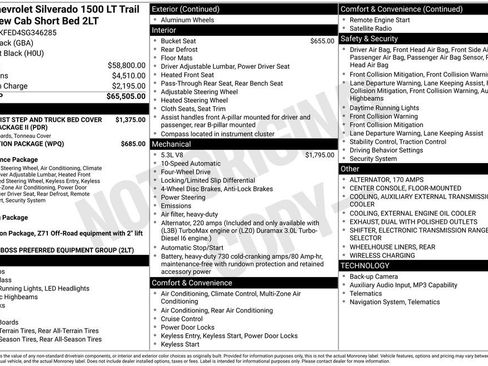 Used 2025 Chevrolet Silverado 1500 LT Trail Boss AWD/4WD image 27
