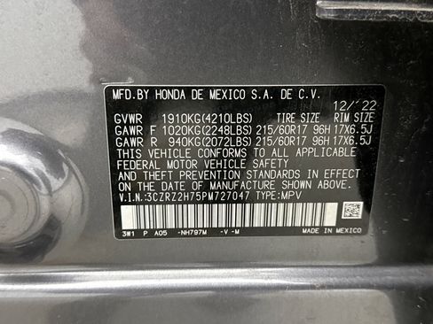 Used 2023 Honda HR-V EX-L image 12