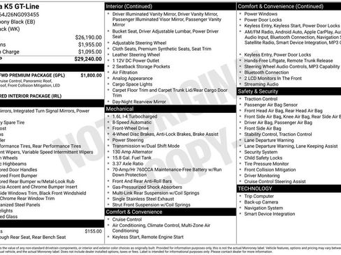 Used 2022 Kia K5 GT-Line w/ GT-Line FWD Premium Package image 14