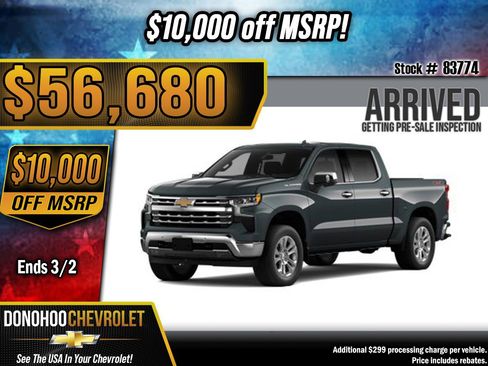 New 2026 Chevrolet Silverado 1500 LTZ w/ LTZ Premium Package image 1