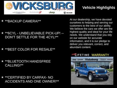 Used 2020 Jeep Gladiator Sport w/ Quick Order Package 24S image 7