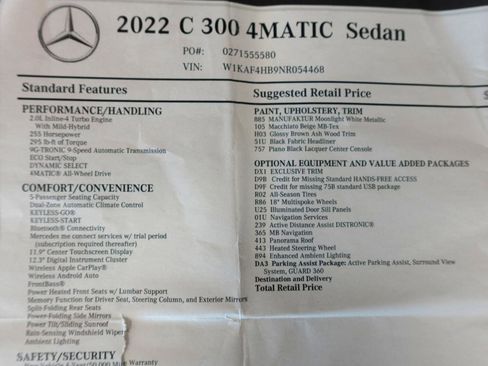 Used 2022 Mercedes-Benz C 300 4MATIC Sedan image 24