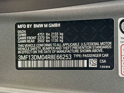 Used 2024 BMW M2 w/ Lighting Package RWD image 22