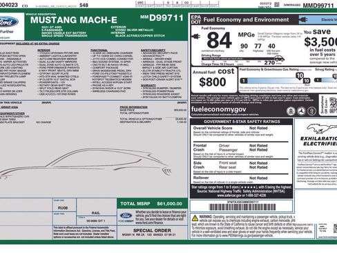 Used 2021 Ford Mustang Mach-E GT AWD/4WD image 3