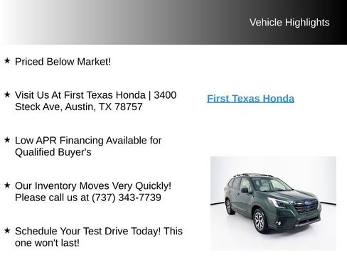 Used 2022 Subaru Forester Premium AWD/4WD image 9