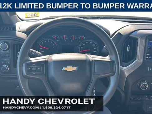 Certified 2021 Chevrolet Silverado 1500 Custom w/ LPO, Dark Essentials Package AWD/4WD image 20