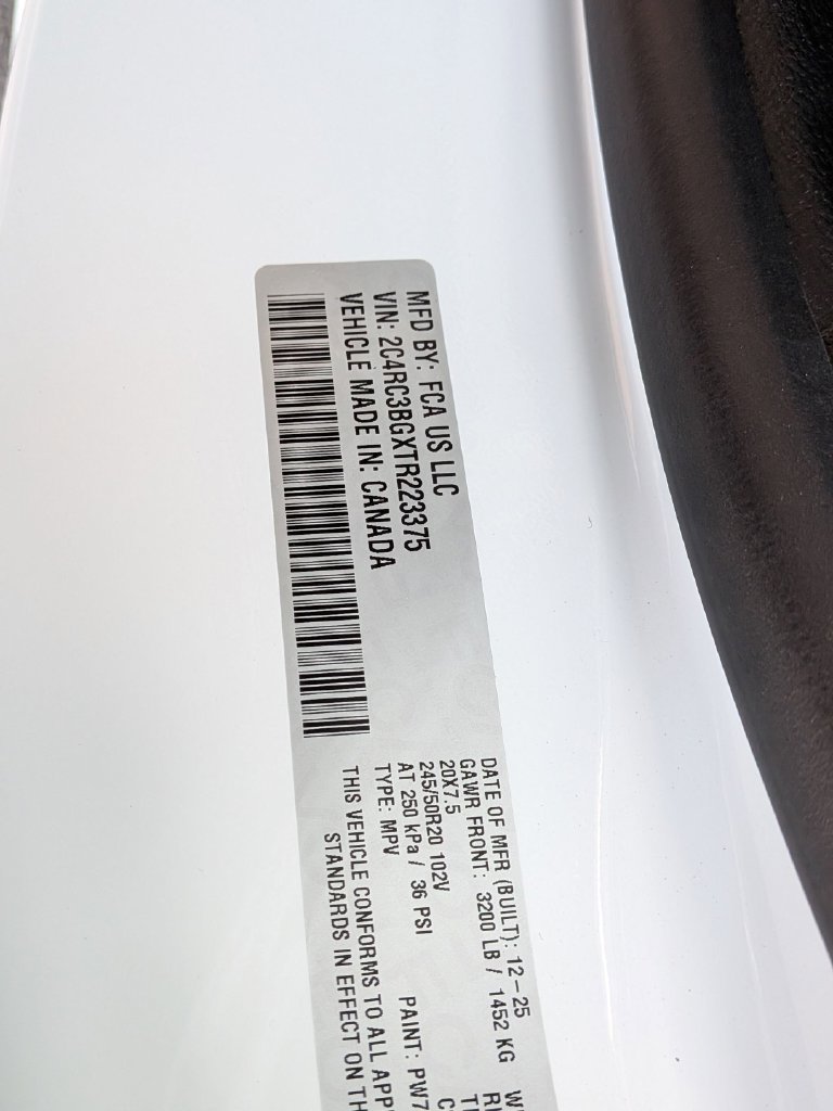 New 2026 Chrysler Pacifica Select w/ S Appearance Package AWD/4WD image 29