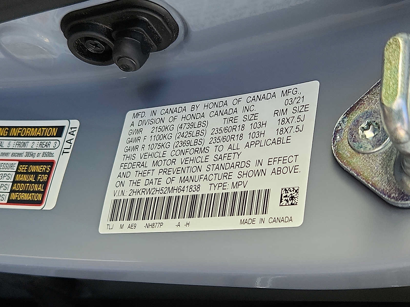 Used 2021 Honda CR-V EX image 27
