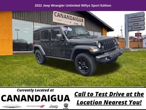Used 2022 Jeep Wrangler Unlimited Sport AWD/4WD image 1