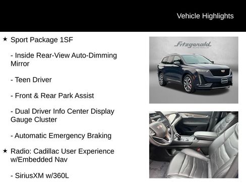 Certified 2024 Cadillac XT6 Sport w/ Platinum Package AWD/4WD image 9