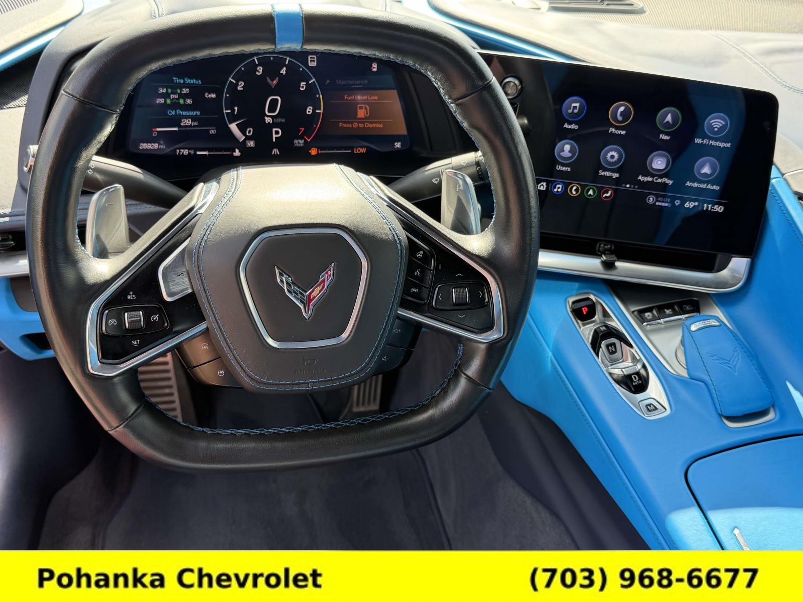 Used 2021 Chevrolet Corvette Stingray Premium Conv w/ Z51 Performance Package RWD image 8