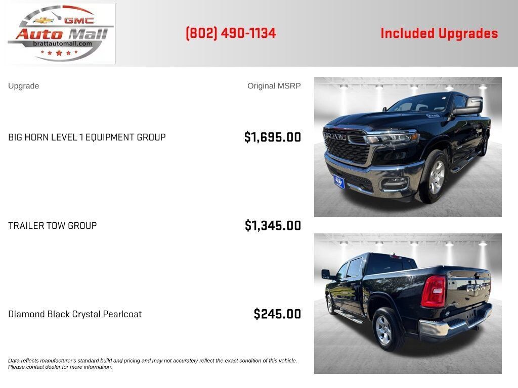 Used 2025 RAM 1500 Big Horn AWD/4WD image 4