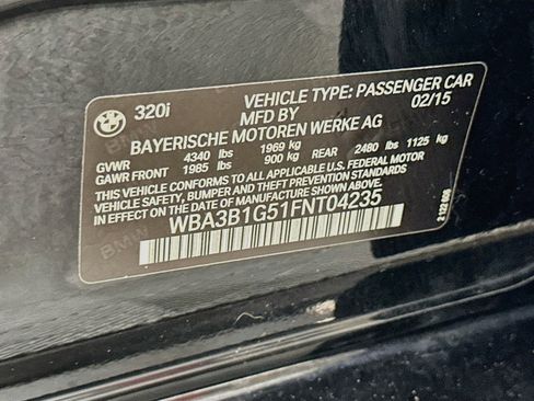 Used 2015 BMW 320i Sedan RWD image 12