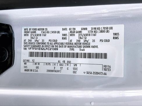 Used 2020 Ford F150 XLT w/ Equipment Group 302A Luxury image 34