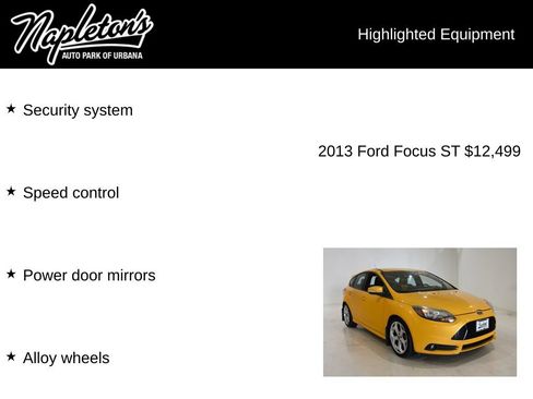 Used 2013 Ford Focus ST FWD image 16