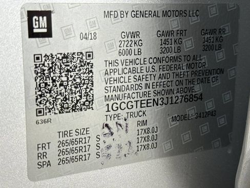 Used 2018 Chevrolet Colorado ZR2 w/ ZR2 Dusk Special Edition AWD/4WD image 31