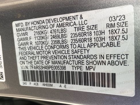 Certified 2023 Honda CR-V EX image 39