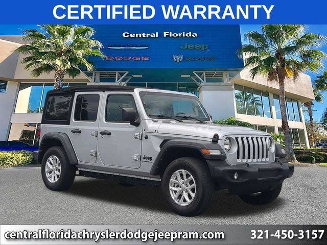 Certified 2023 Jeep Wrangler Unlimited Sport AWD/4WD image 1
