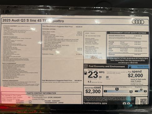 New 2025 Audi Q3 2.0T Premium image 13