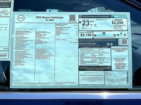 New 2026 Nissan Pathfinder SL FWD image 14