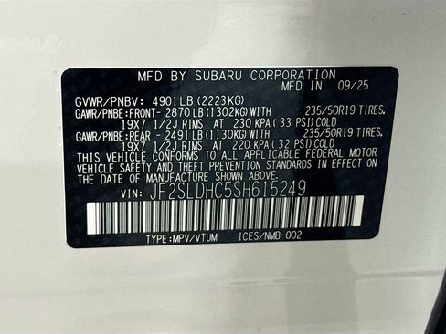 Certified 2025 Subaru Forester Sport AWD/4WD image 33