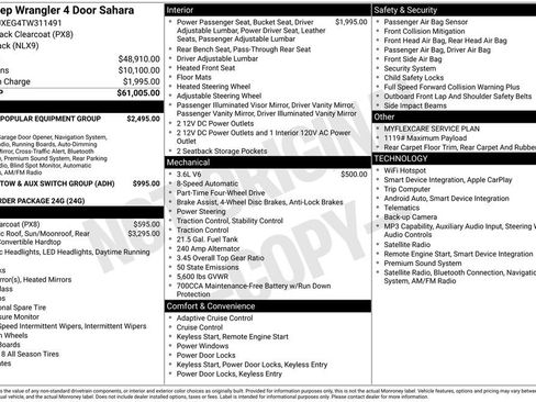 New 2026 Jeep Wrangler Unlimited Sahara AWD/4WD image 34
